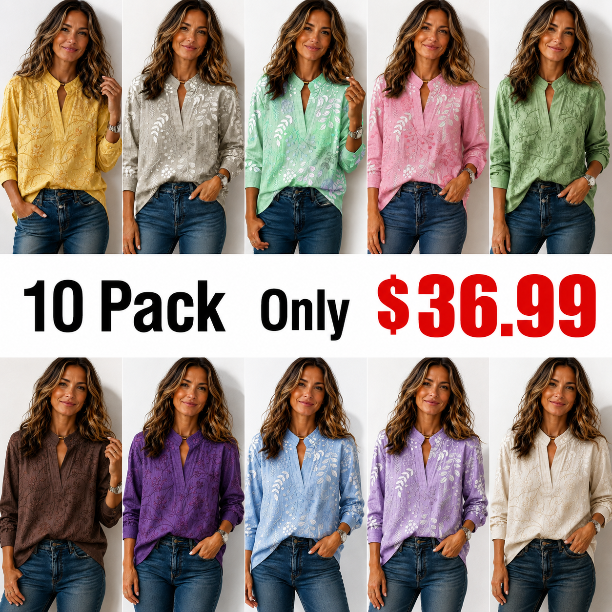 Brielle - Soft-Touch Blouse