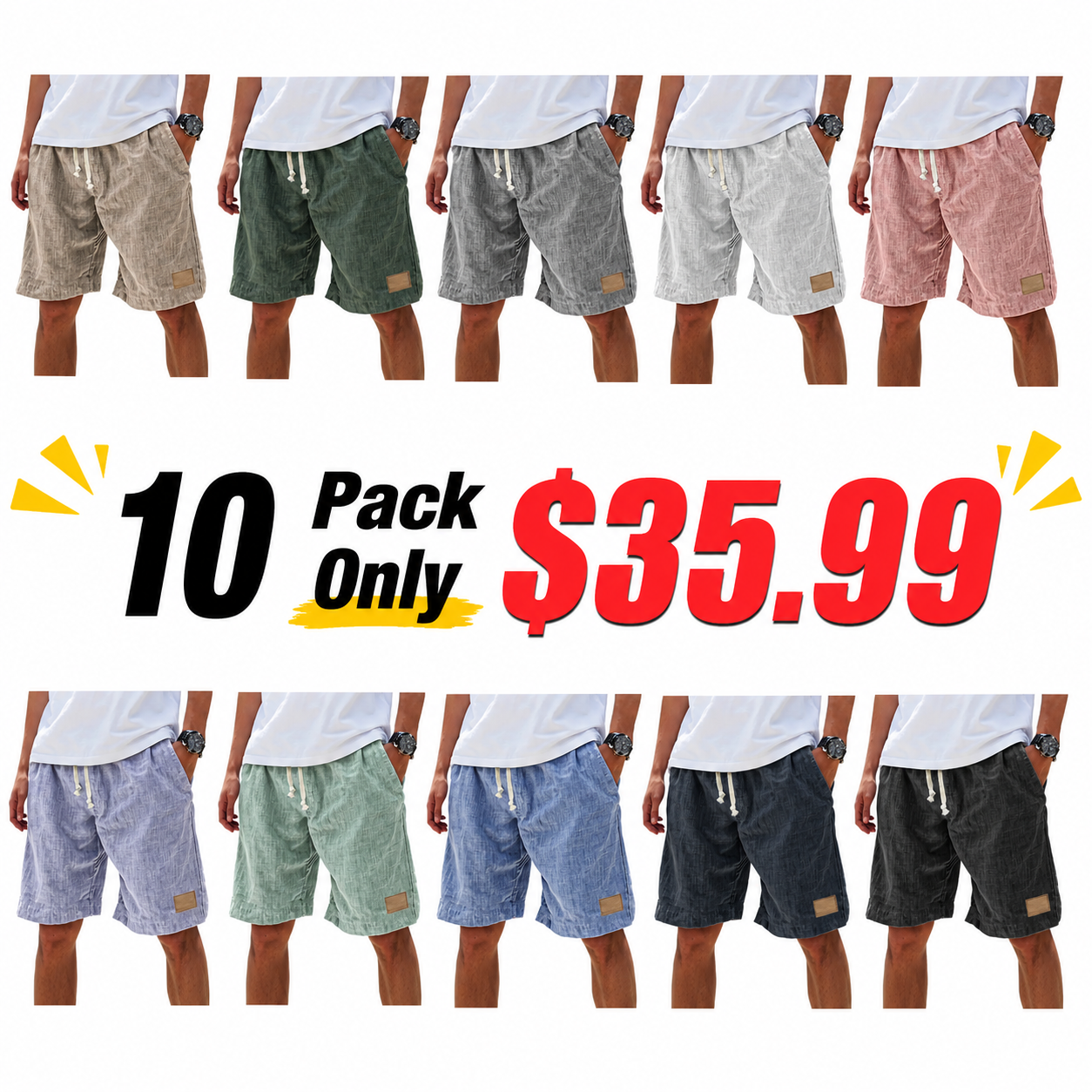 Ultra-Comfortable Breathable Linen Holiday Shorts Loved by Thousands of Men