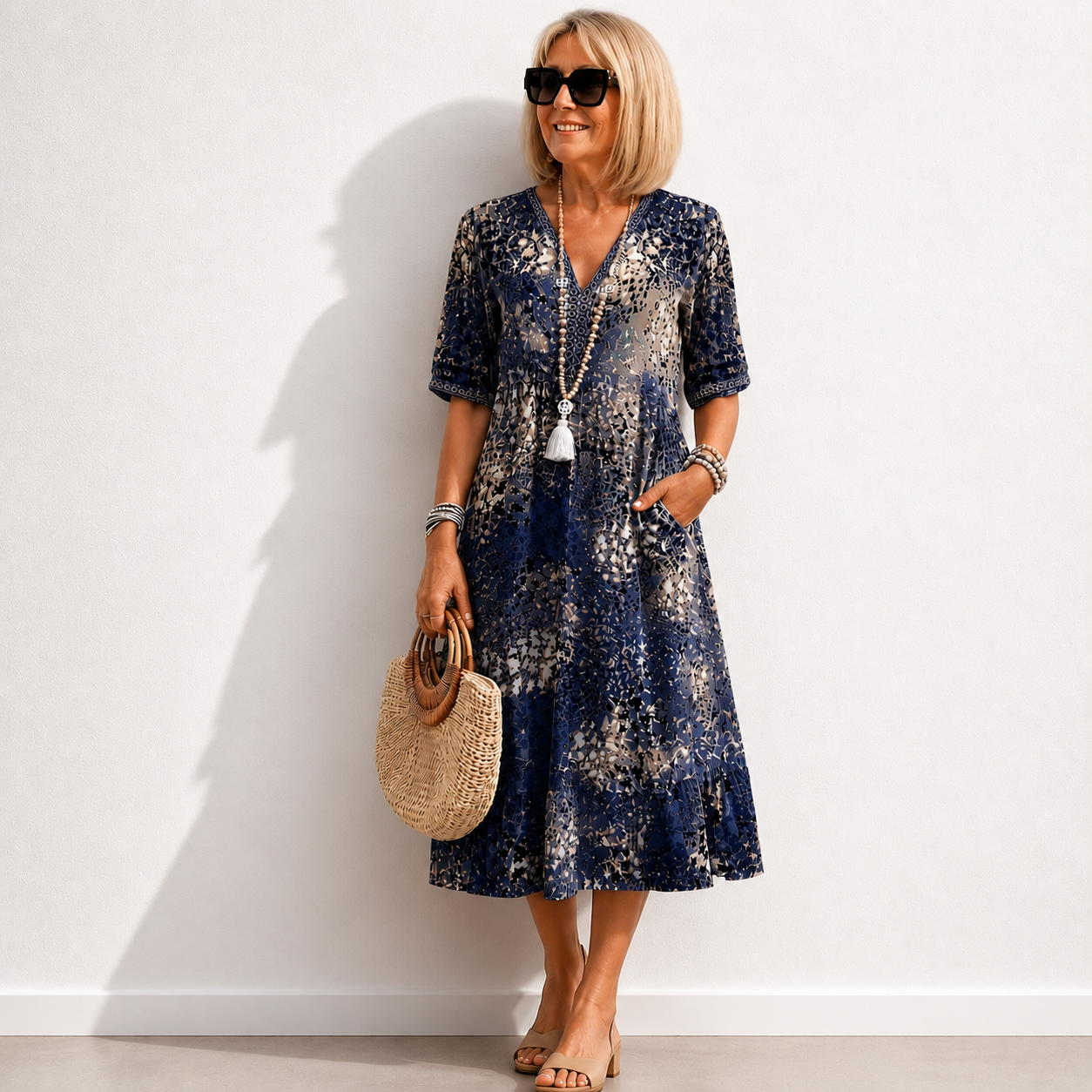 Short Sleeve Summer Dress
