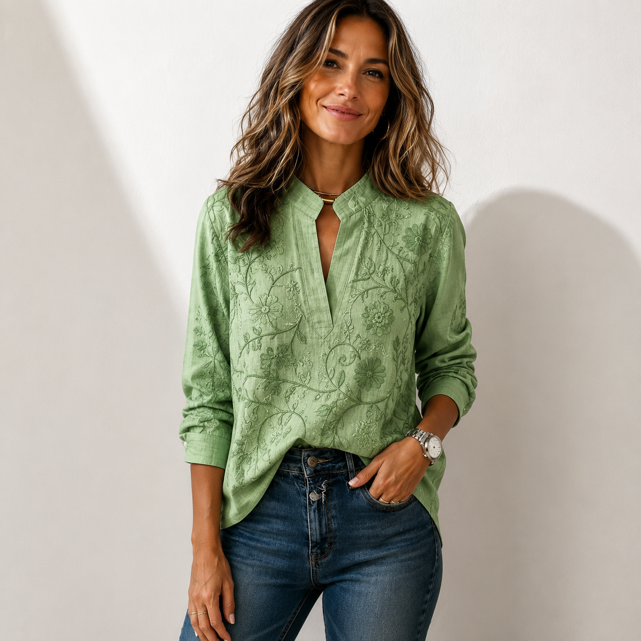Brielle - Soft-Touch Blouse