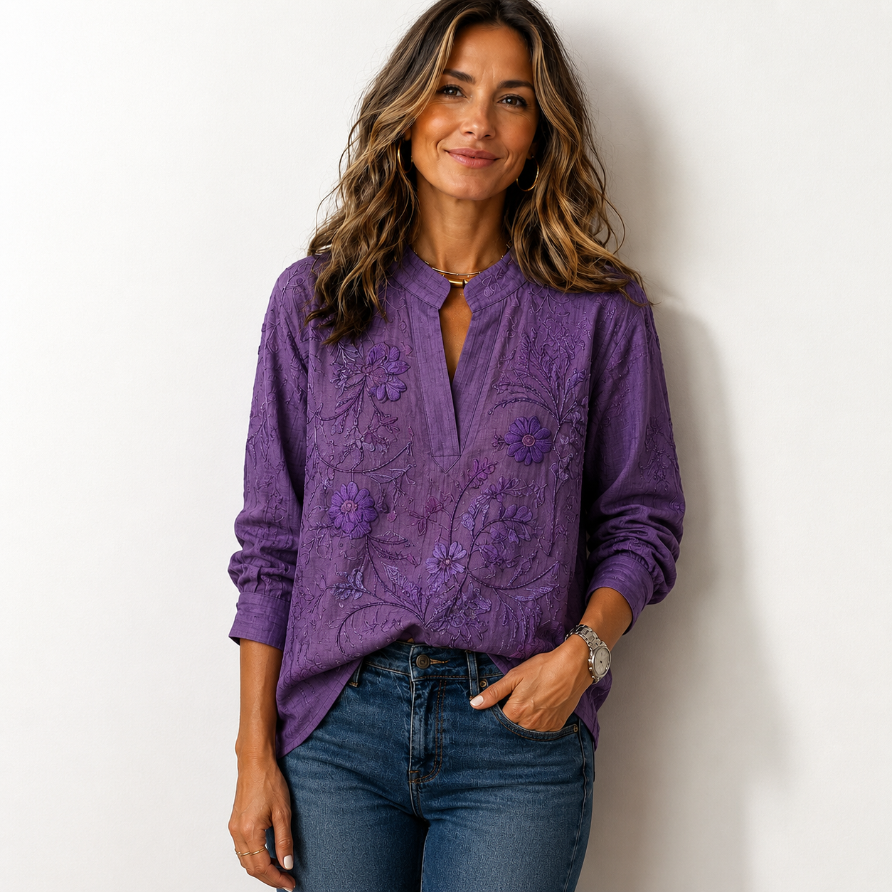 Brielle - Soft-Touch Blouse