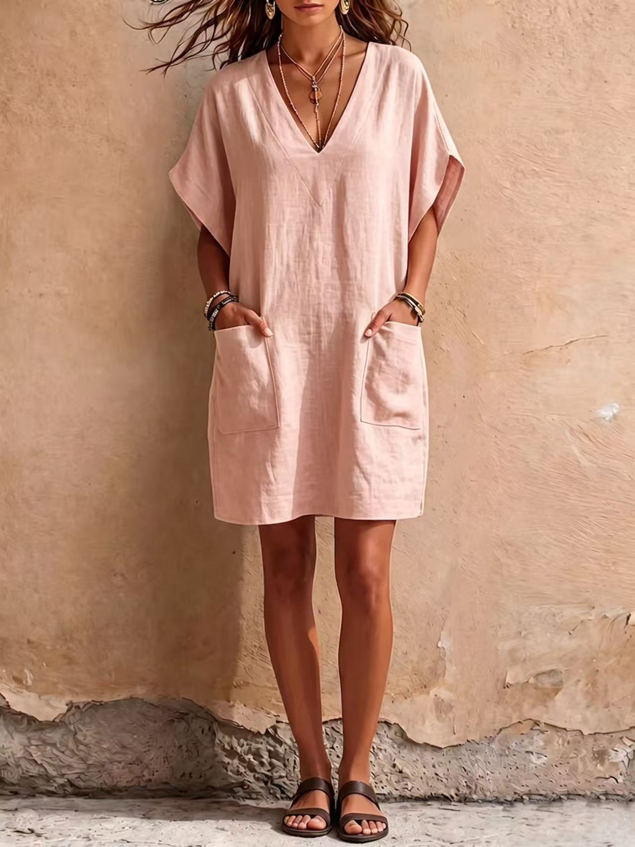 Soft Blush Shell front view