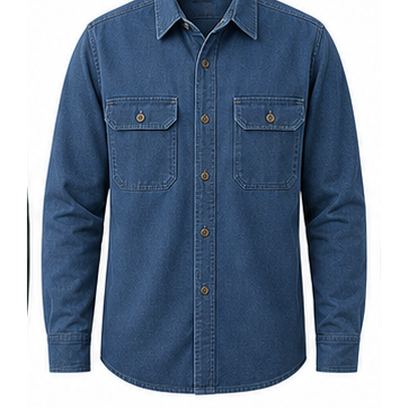 Men's Rugged Long Sleeve Twill Work Shirts