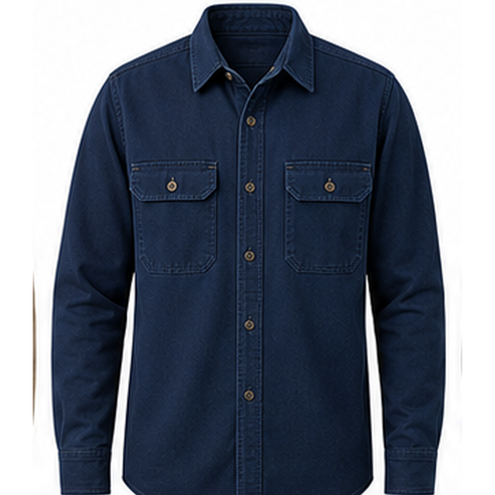 Men's Rugged Long Sleeve Twill Work Shirts