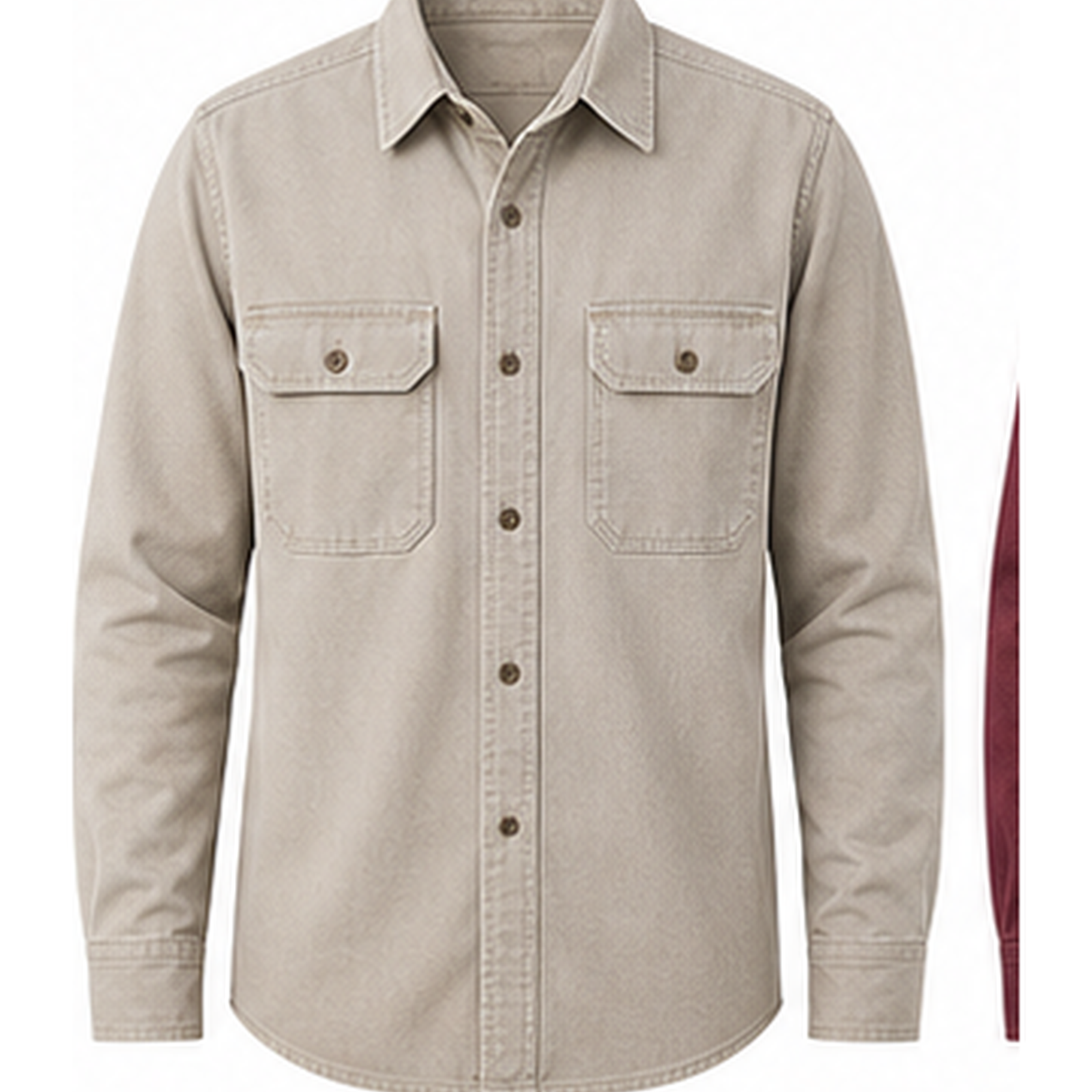 Men's Rugged Long Sleeve Twill Work Shirts