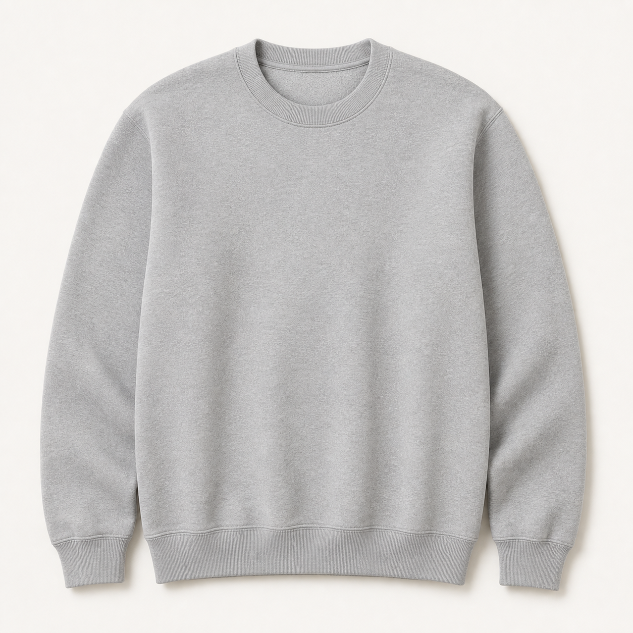 Light Steel - Men's Basic Fleece Crewneck Sweatshirts