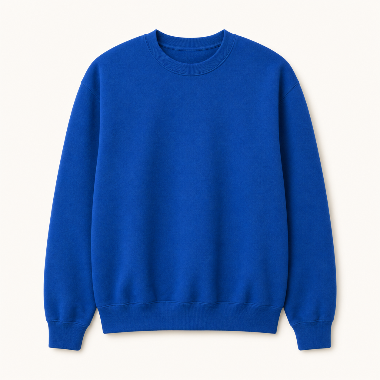 Royal Blue - Men's Basic Fleece Crewneck Sweatshirts