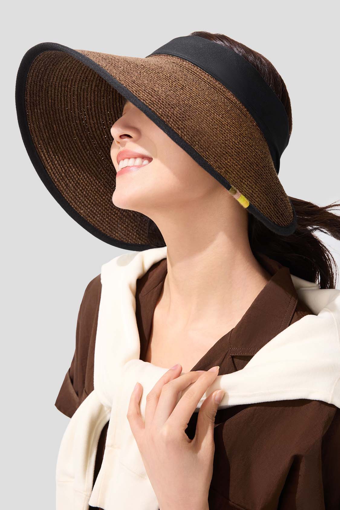 Women's Wide-Brimmed Sun Hat, UPF 50+, UL558
