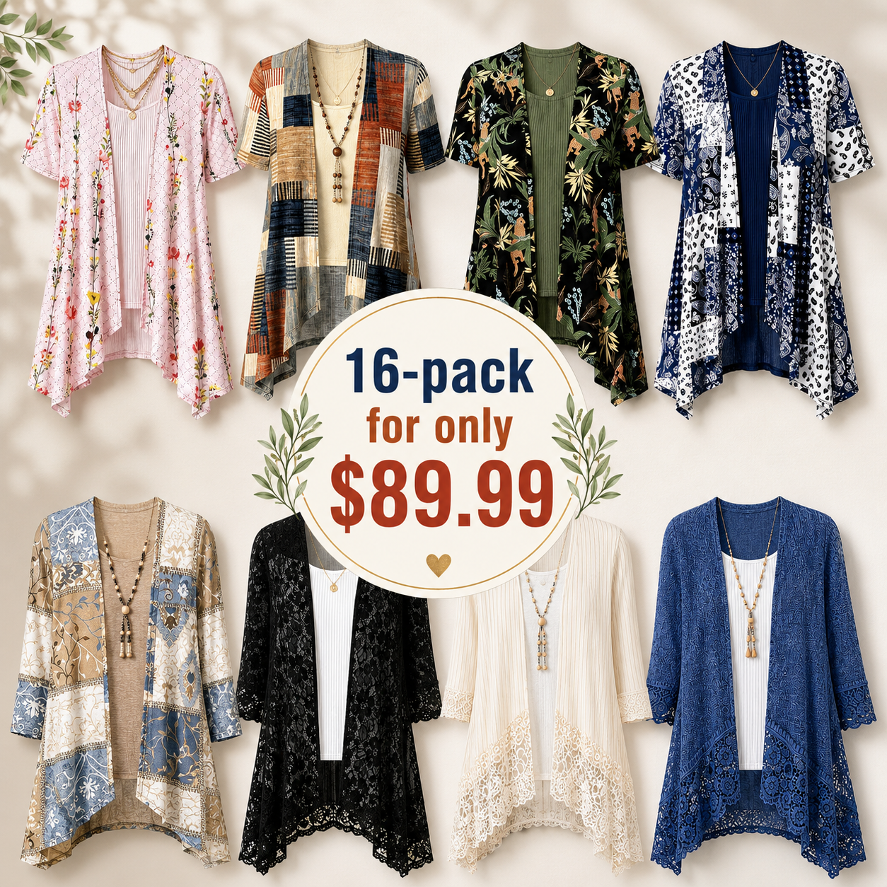 Tops For Women ROTITA PatchworkGeometric Print Long Sleeve Light Cardigan