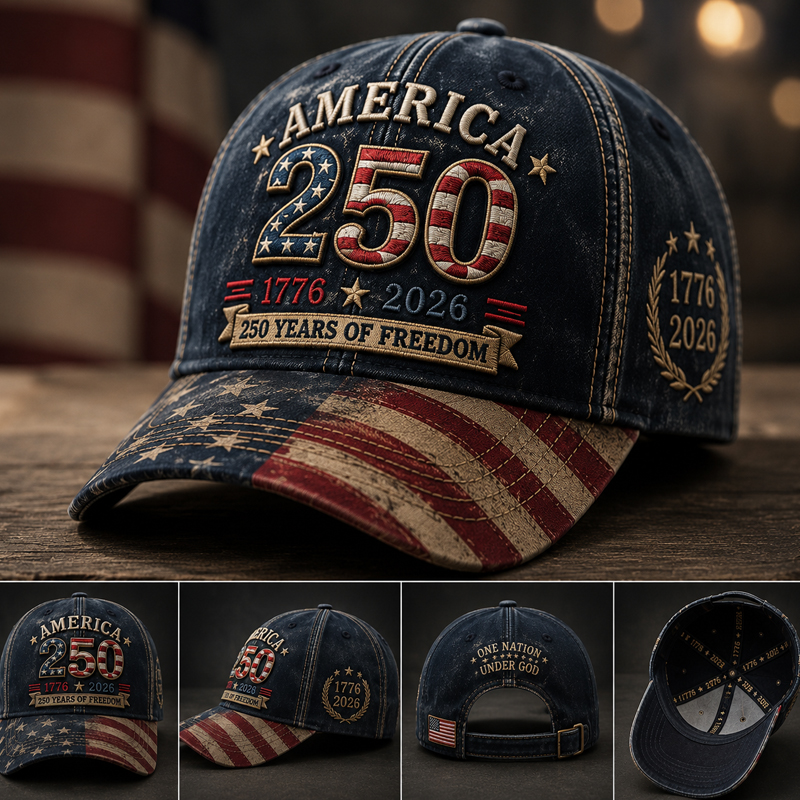 🇺🇸 Celebrate America 250 - Limited Edition Patriotic Cap