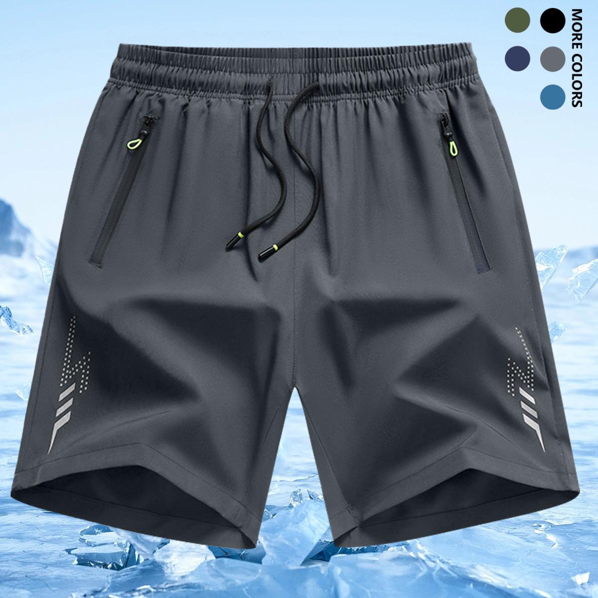 Men's 3pcs Lightweight Casual Comfy Shorts - Soft Elastic Breathable Fabric, Adjustable Drawstring Elastic Waist, Side Pockets, Regular Fit - Gym Clothing for Running, Outdoor Sports - Mensfashion Athletic Workout Gear,summervibes