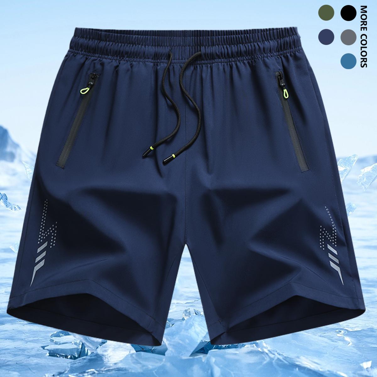 Men's 3pcs Lightweight Casual Comfy Shorts - Soft Elastic Breathable Fabric, Adjustable Drawstring Elastic Waist, Side Pockets, Regular Fit - Gym Clothing for Running, Outdoor Sports - Mensfashion Athletic Workout Gear,summervibes