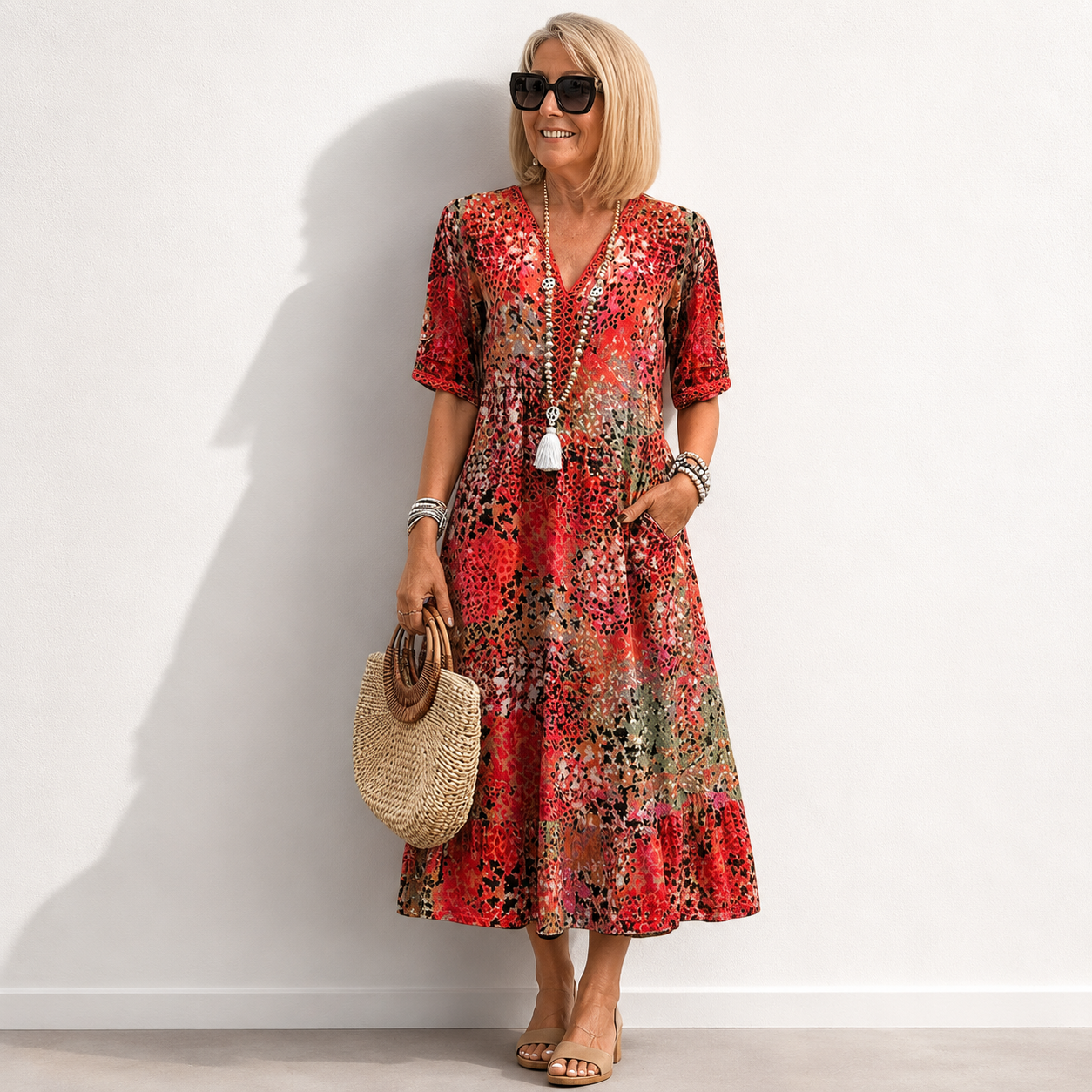 Short Sleeve Summer Dress