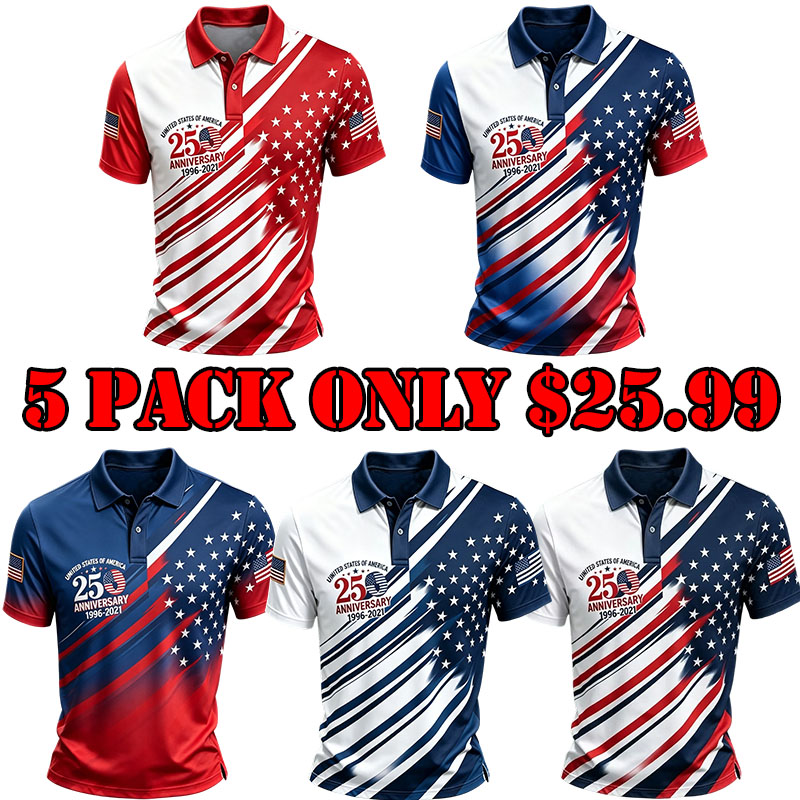 🇺🇸 Celebrate America’s 250th Anniversary in Style  - Patriotic USA Performance Shirt