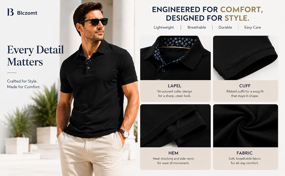 polo shirts for men