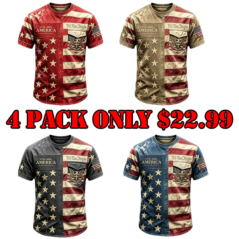 🇺🇸 Celebrate America’s 250th Anniversary in Style  - Patriotic USA Performance Shirt
