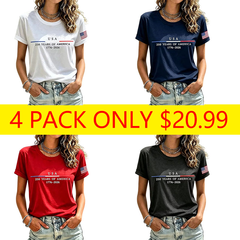 Women's Casual Retro Print T-Shirt