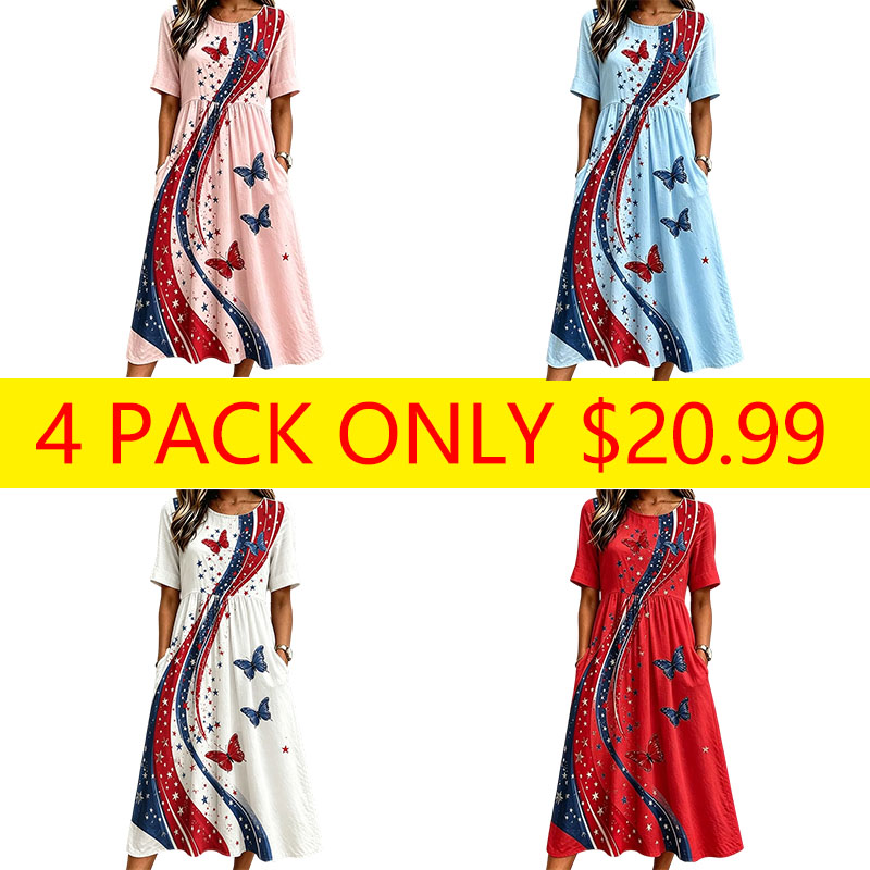 Women's Casual Retro Print T-Shirt