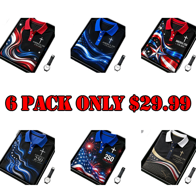 🇺🇸 Celebrate America’s 250th Anniversary in Style  - Patriotic USA Performance Shirt