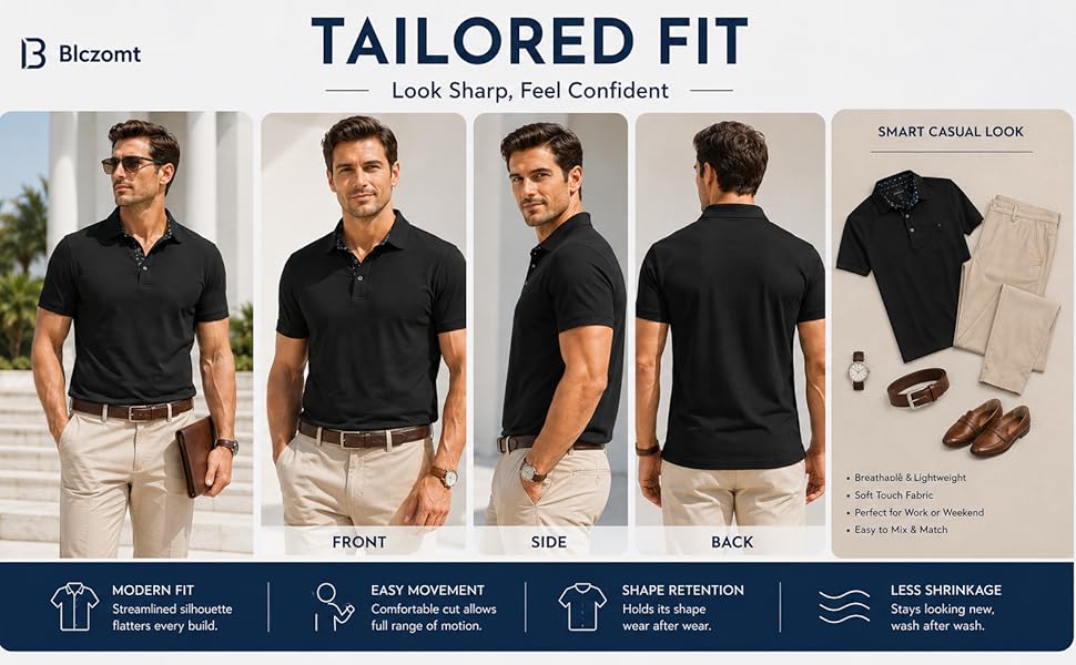 polo shirts for men
