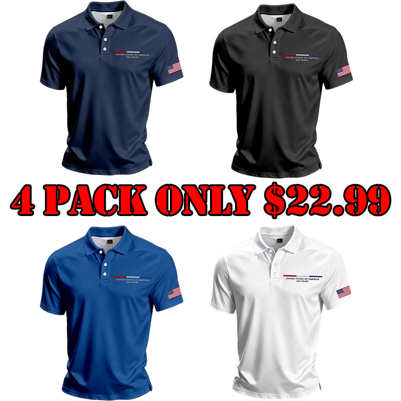 🇺🇸 Celebrate America’s 250th Anniversary in Style  - Patriotic USA Performance Shirt