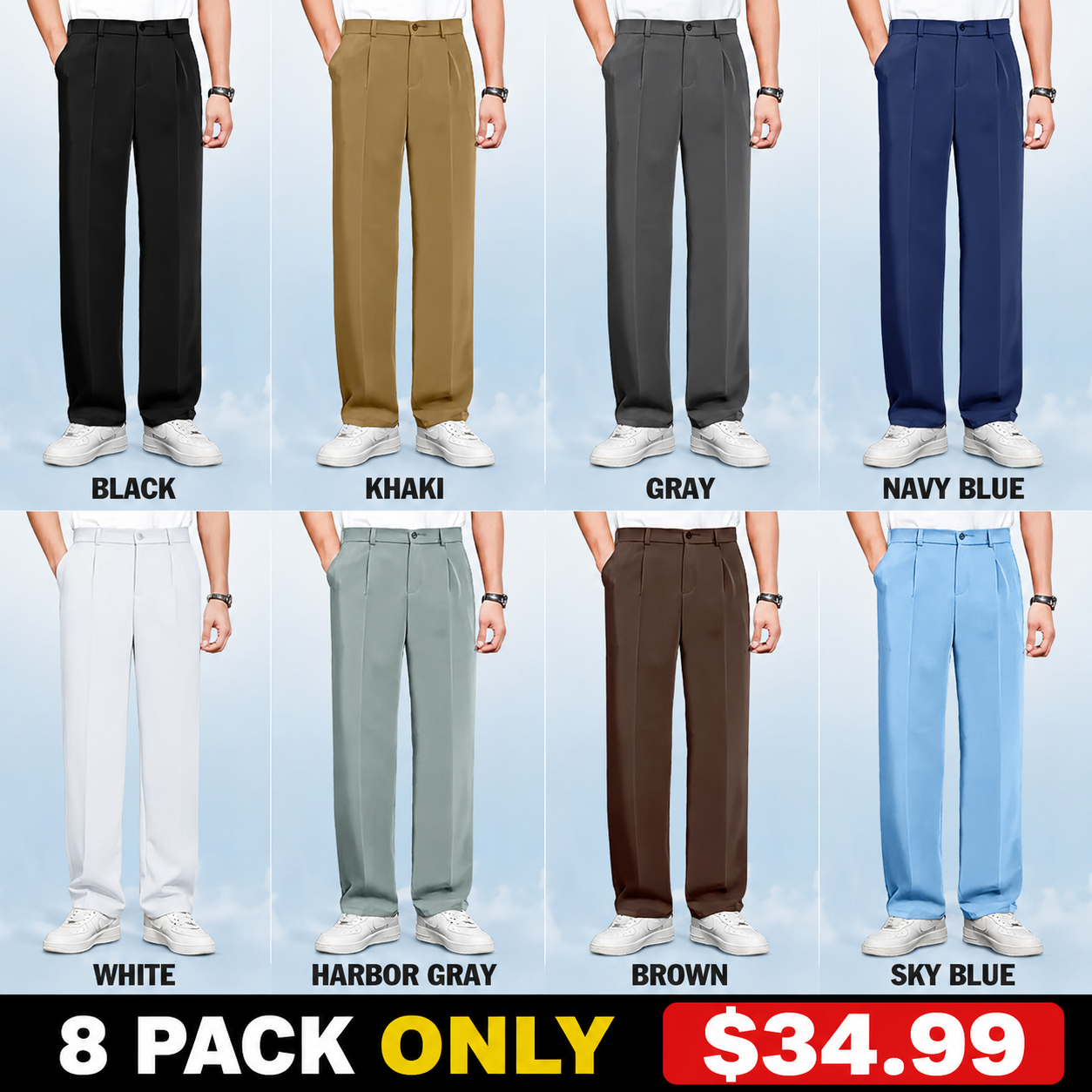 EaseMotions - LAST DAY 70% OFF - Super Stretch Ice Silk Comfort Everyday PantS