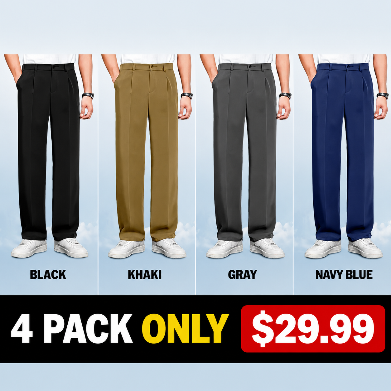 EaseMotions - LAST DAY 70% OFF - Super Stretch Ice Silk Comfort Everyday PantS