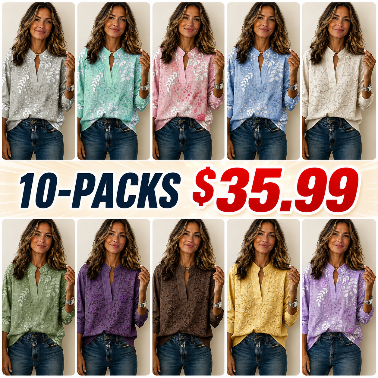Brielle - Soft-Touch Blouse