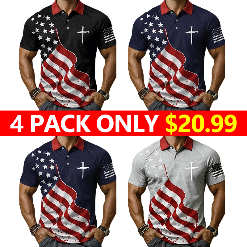 🇺🇸 Celebrate America’s 250th Anniversary in Style  - Patriotic USA Performance Shirt