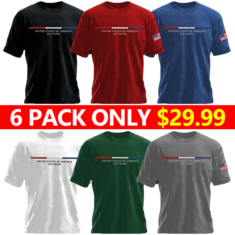 🇺🇸 Celebrate America’s 250th Anniversary in Style  - Patriotic USA Performance Shirt