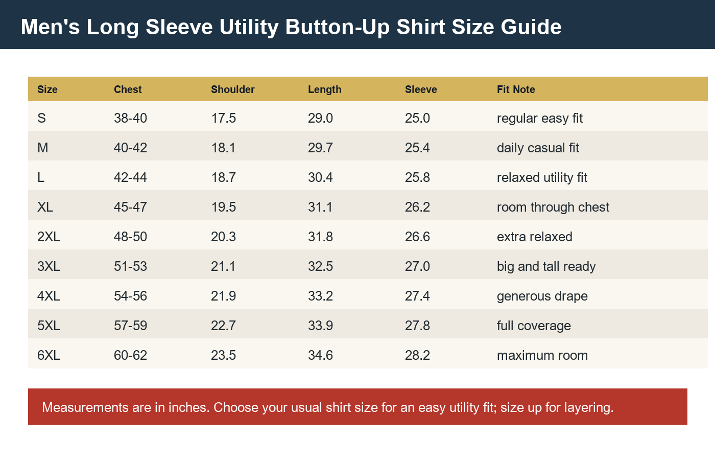Men's Long Sleeve Double Pocket Utility Button-Up Shirts
