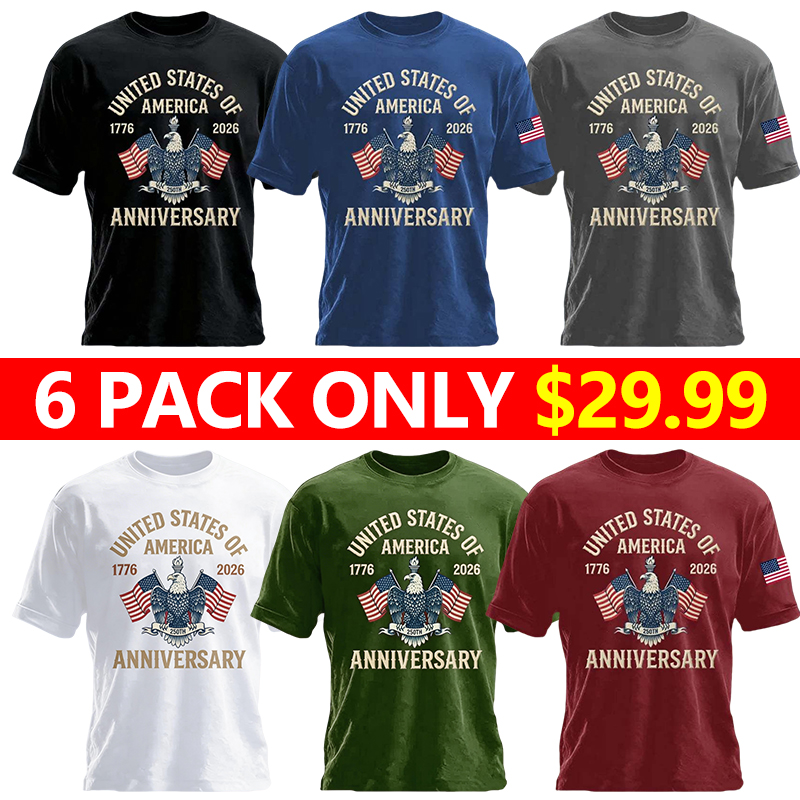 🇺🇸 Celebrate America’s 250th Anniversary in Style  - Patriotic USA Performance Shirt