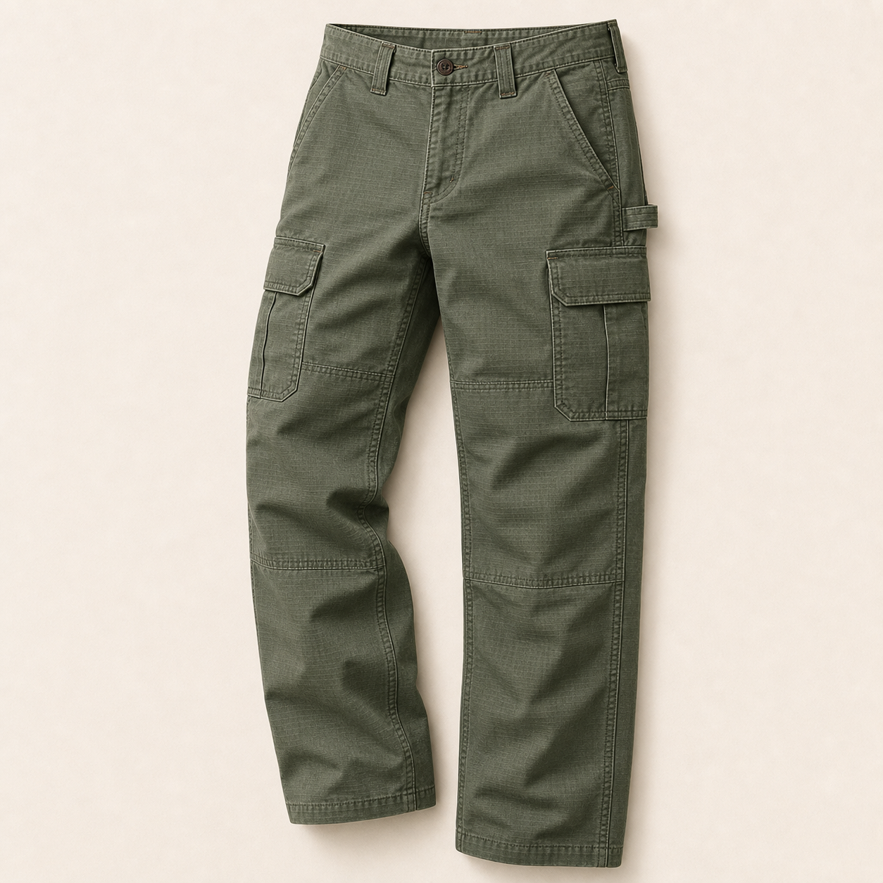 Men's Ripstop Double-Front Cargo Work Pants