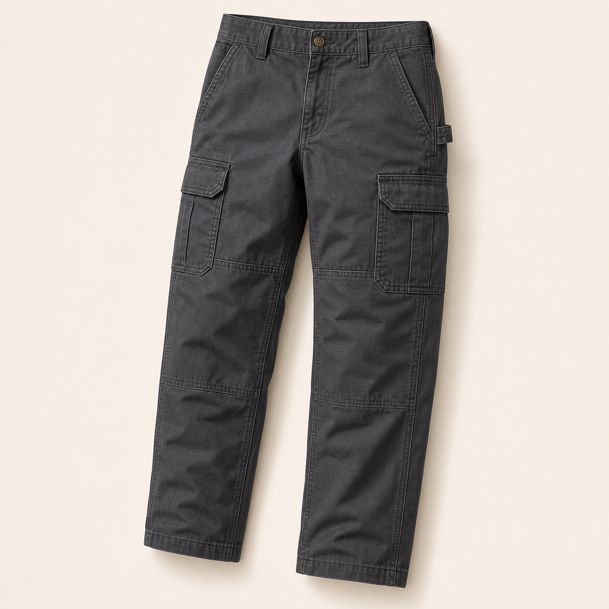 Men's Ripstop Double-Front Cargo Work Pants