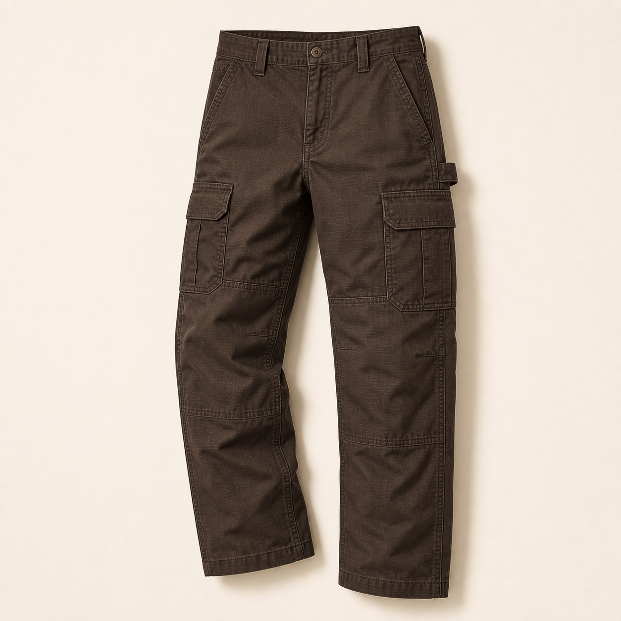 Men's Ripstop Double-Front Cargo Work Pants