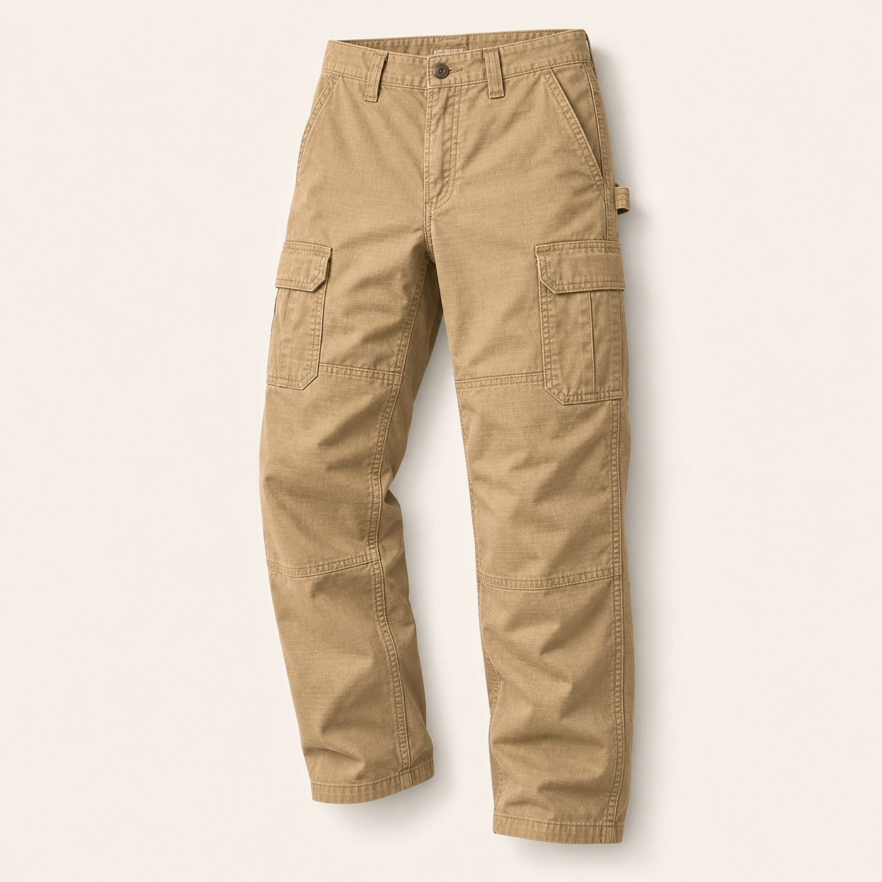Men's Ripstop Double-Front Cargo Work Pants