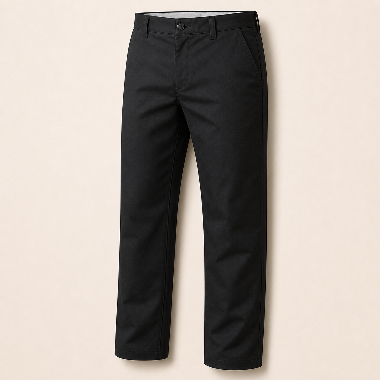 Men's Stretch Flat-Front Straight Casual Pants