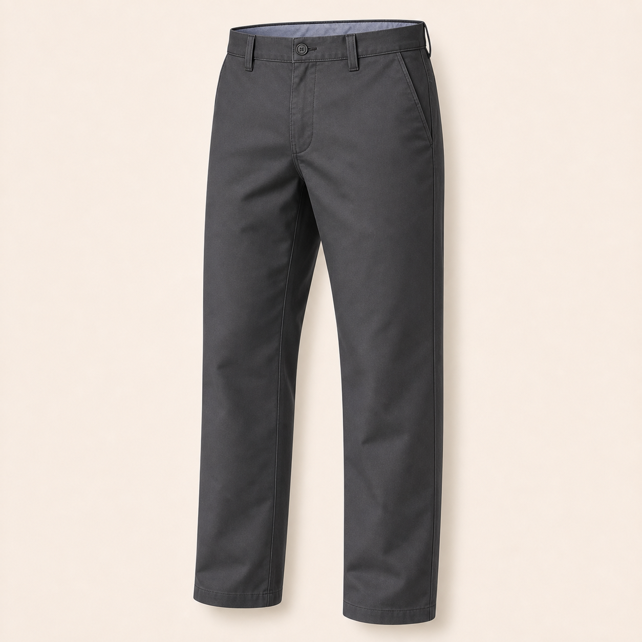 Men's Stretch Flat-Front Straight Casual Pants
