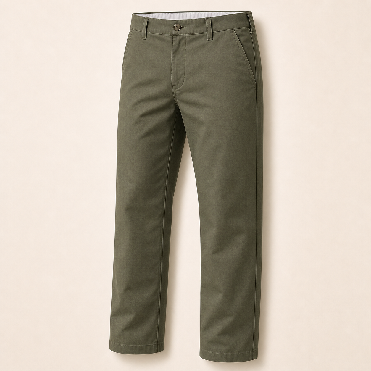 Men's Stretch Flat-Front Straight Casual Pants