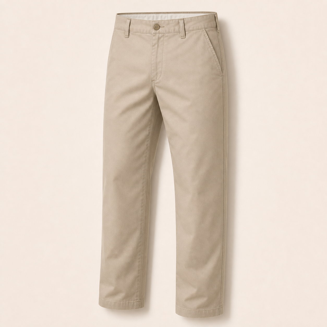 Men's Stretch Flat-Front Straight Casual Pants