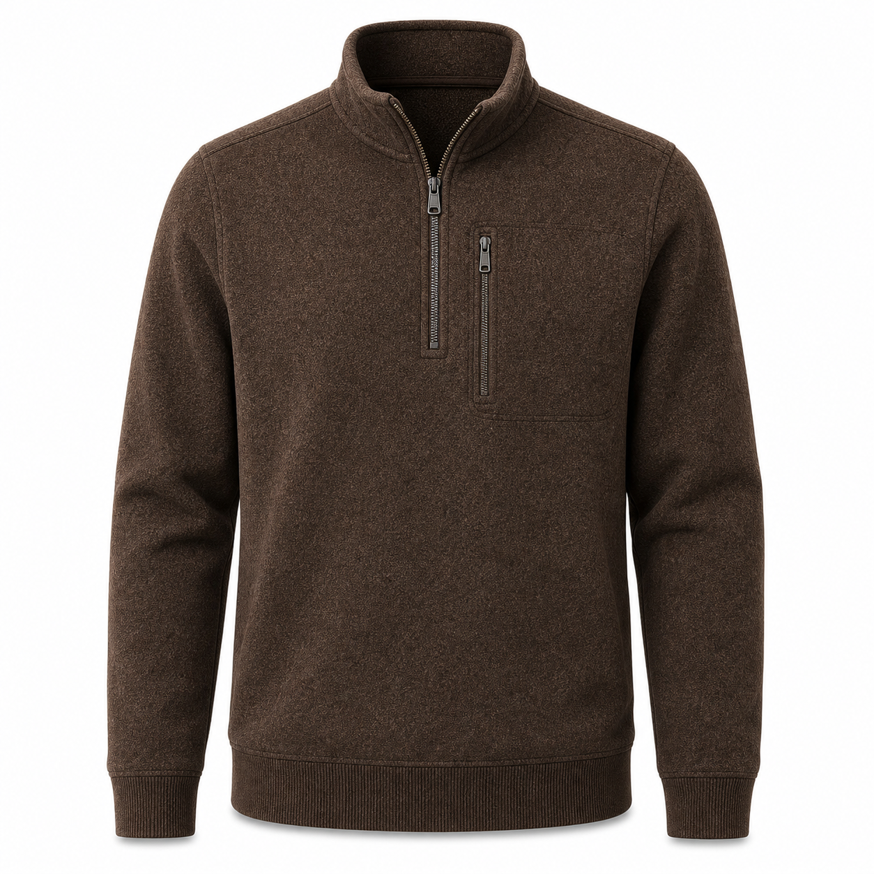 Men's Quarter-Zip Sweater Fleece Pullovers