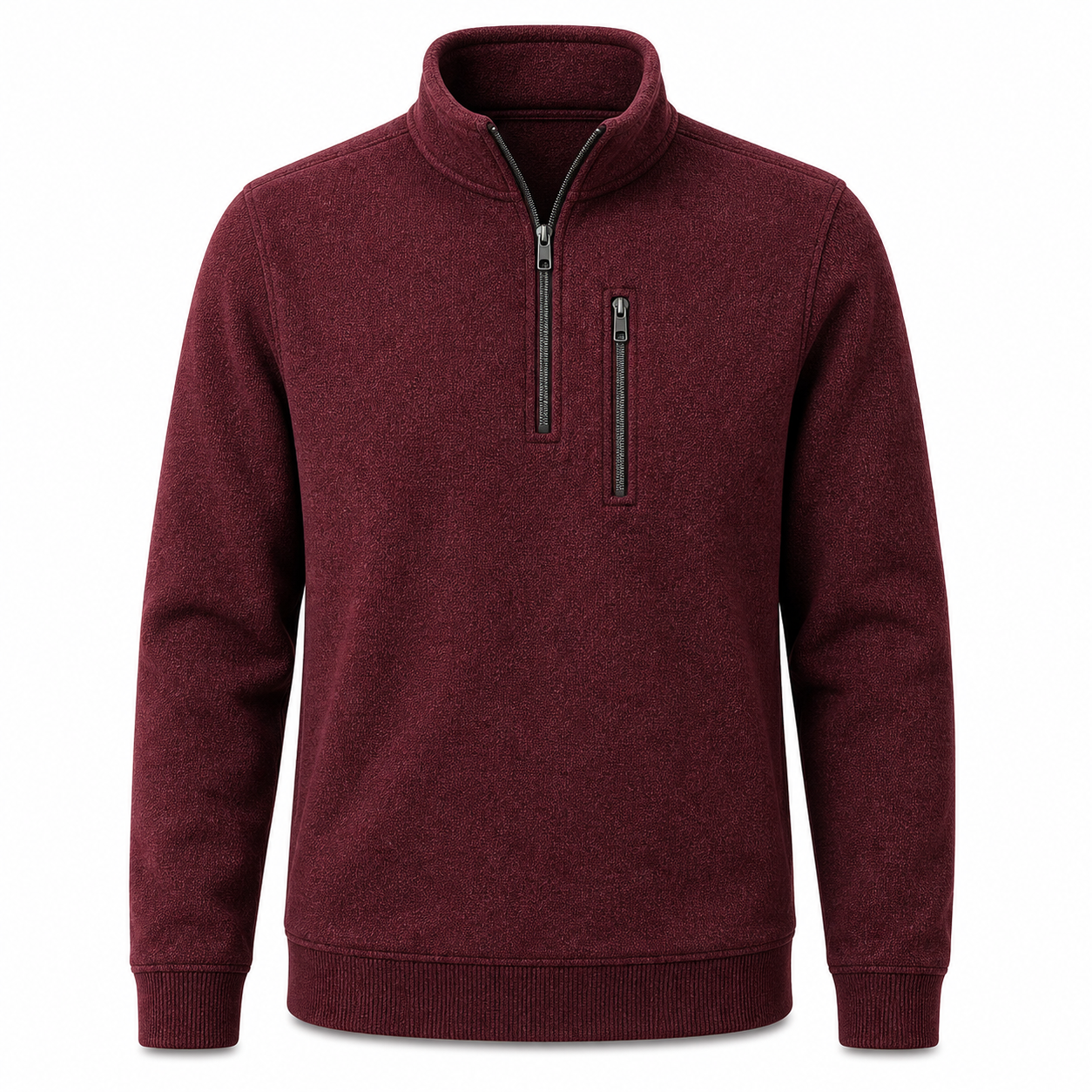 Men's Quarter-Zip Sweater Fleece Pullovers