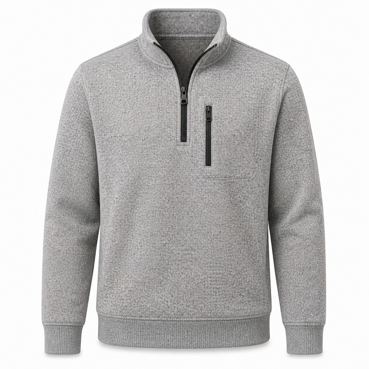 Men's Quarter-Zip Sweater Fleece Pullovers
