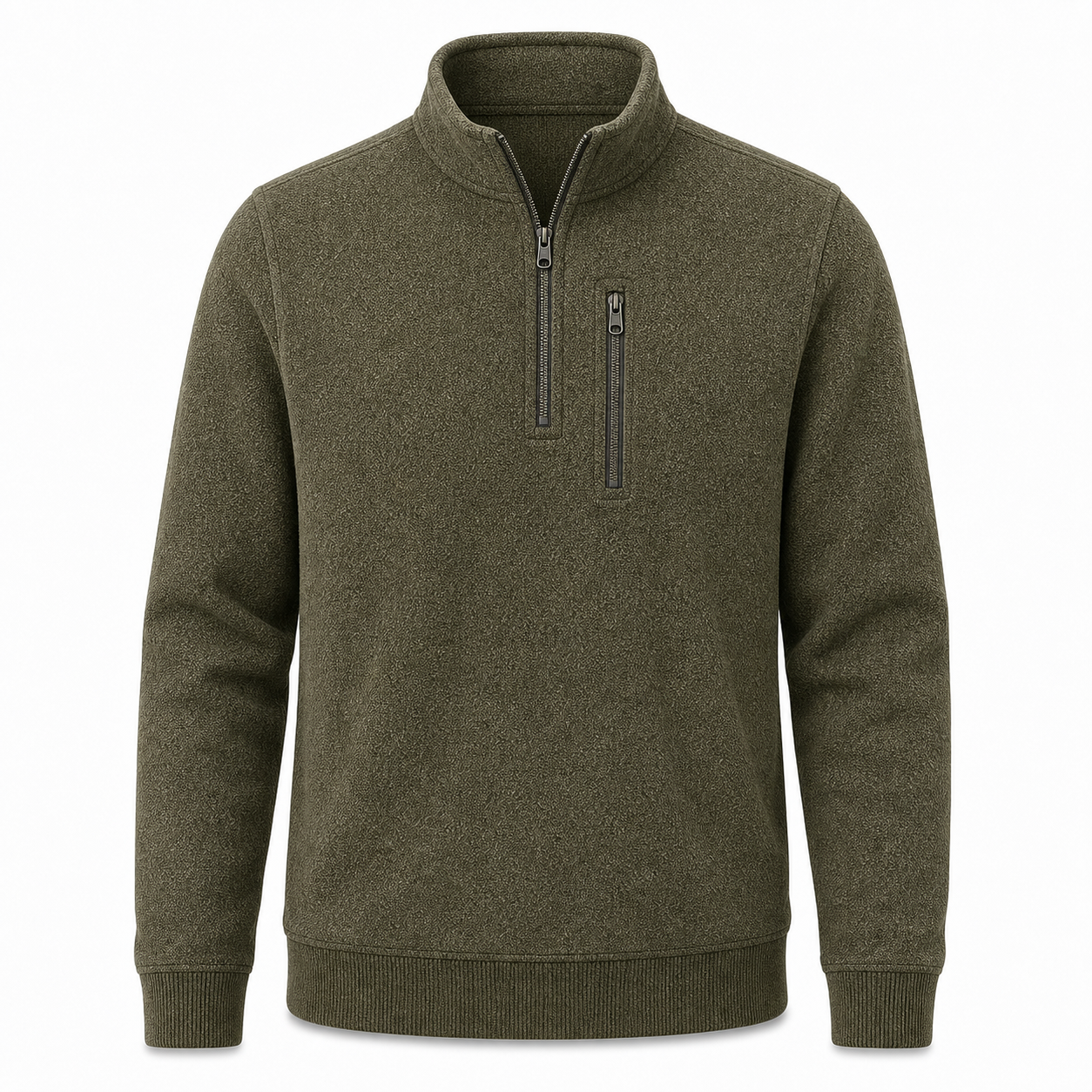 Men's Quarter-Zip Sweater Fleece Pullovers