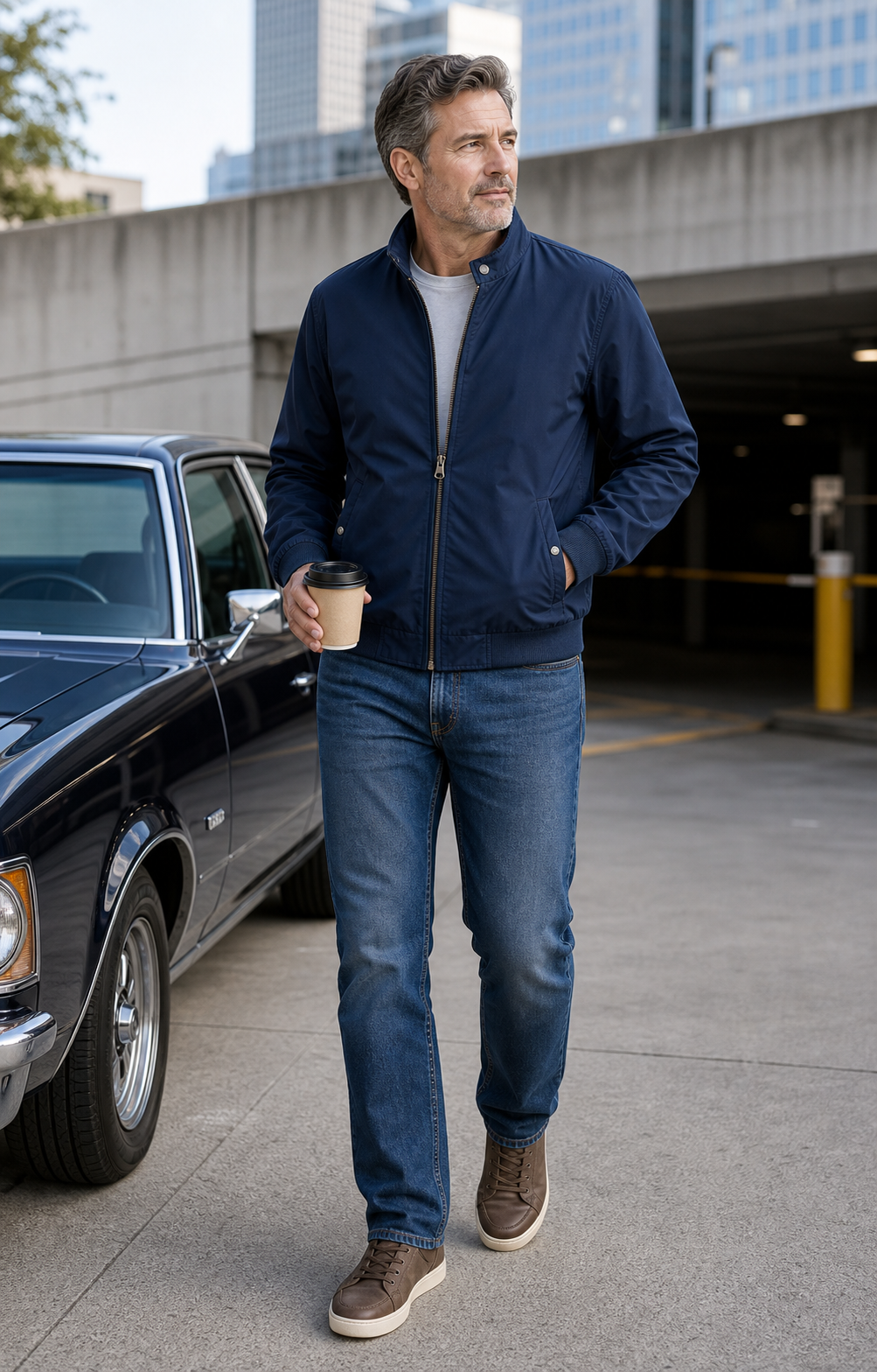 Men's Classic Lightweight Racer Jackets