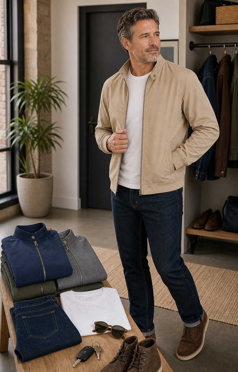 Men's Classic Lightweight Racer Jackets