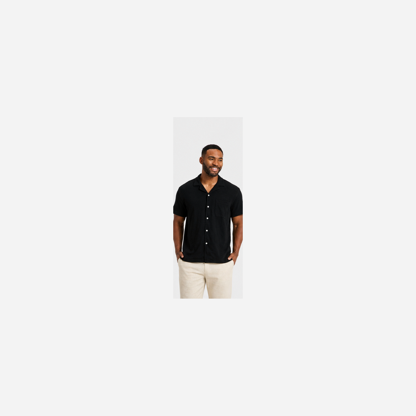 Men's Short Sleeve Knit Camp Shirts