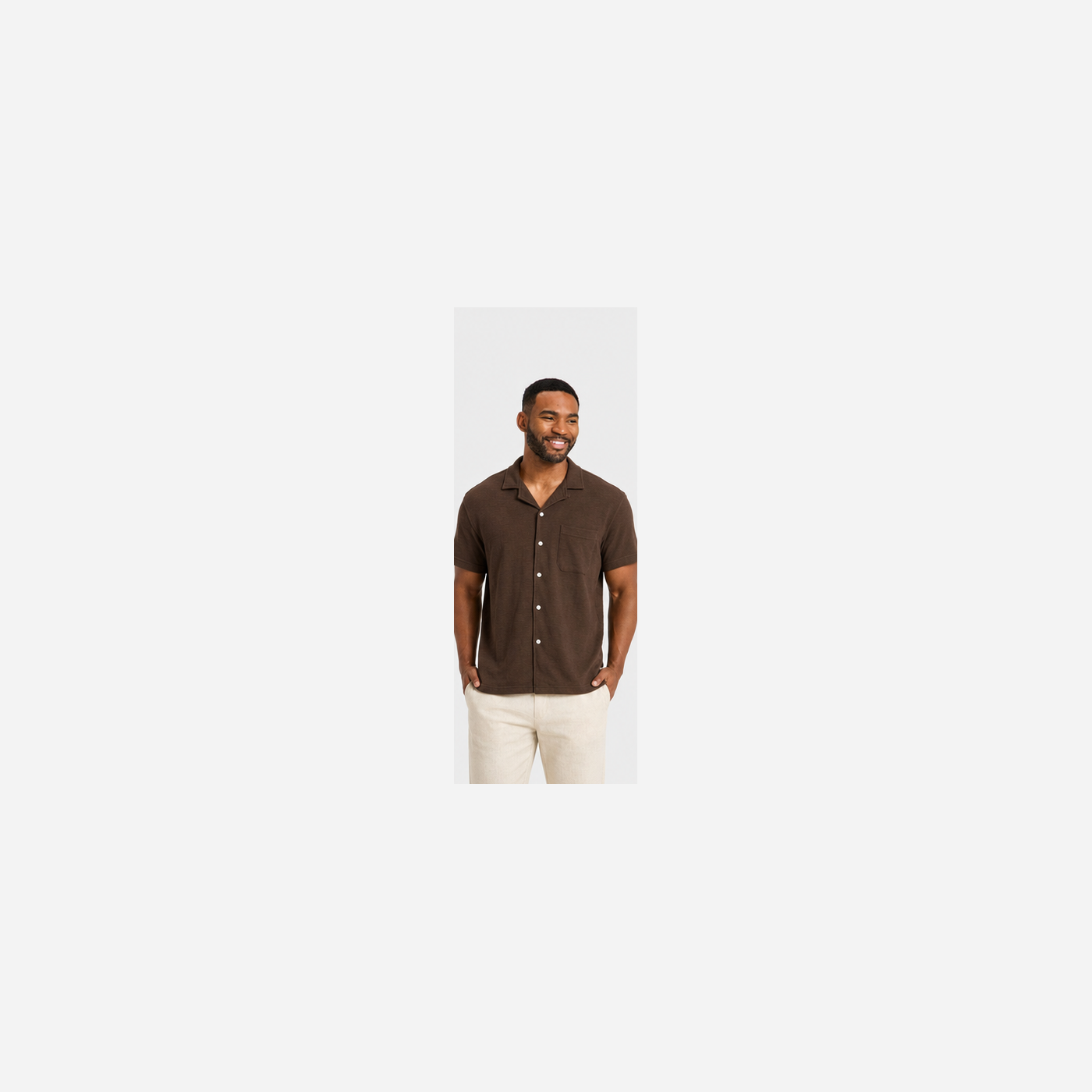 Men's Short Sleeve Knit Camp Shirts