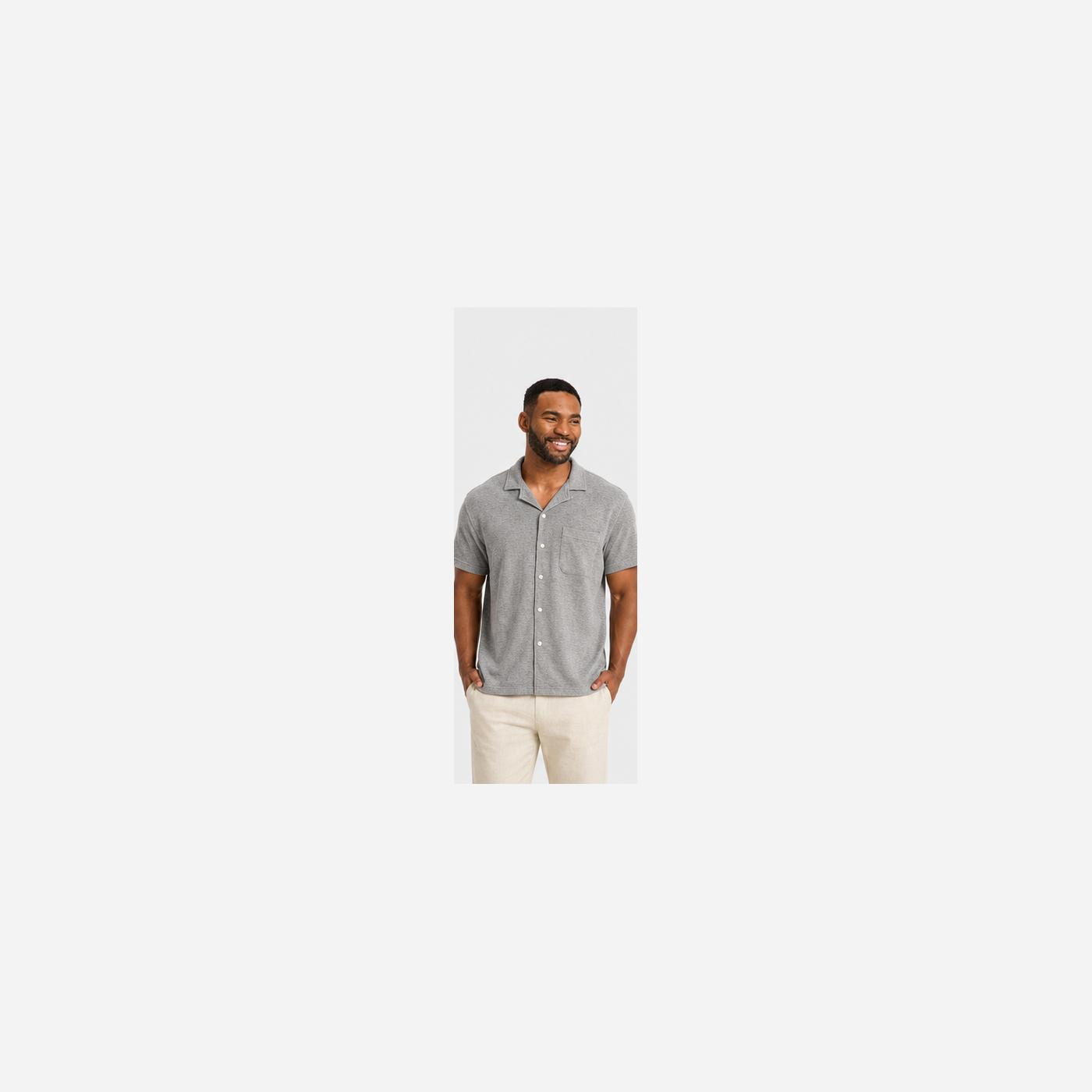 Men's Short Sleeve Knit Camp Shirts