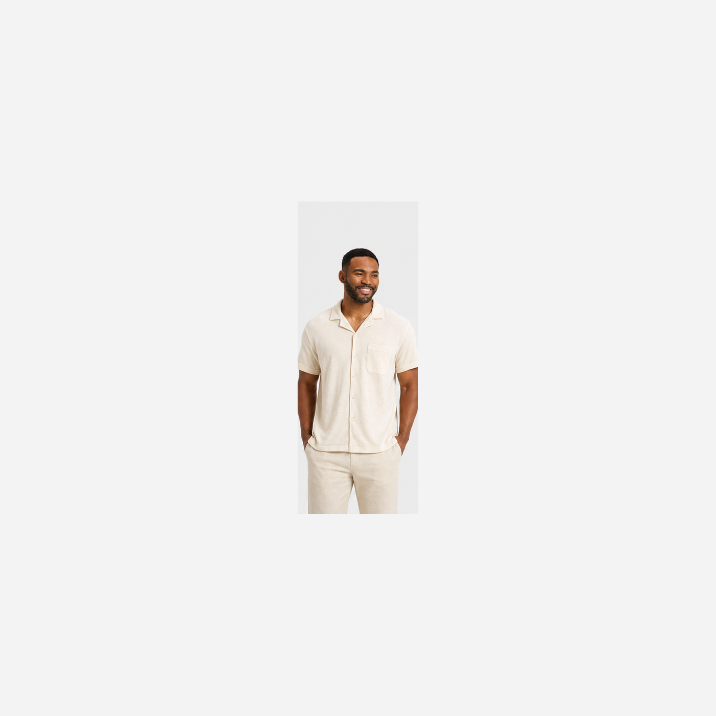 Men's Short Sleeve Knit Camp Shirts